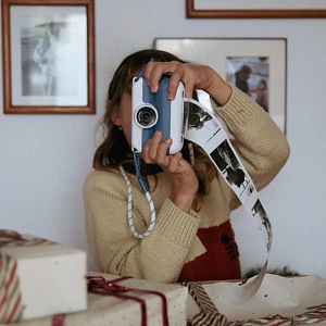 Камера с моментальной печатью КИДИВУЛЬФ (KIDYWOLF), красная